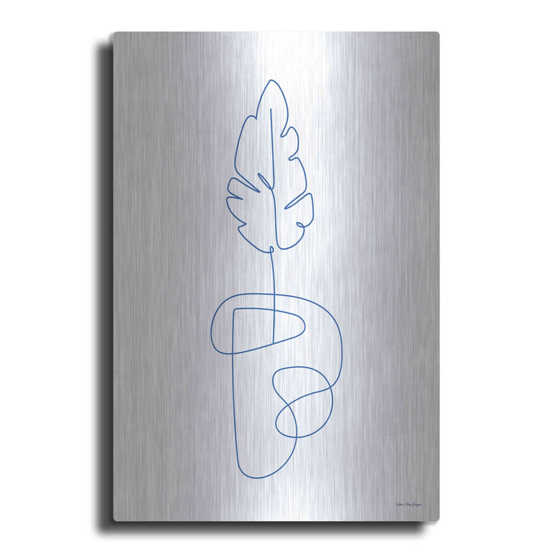 'One Line Botanical I' by Seven Trees Design – Metal Wall Art