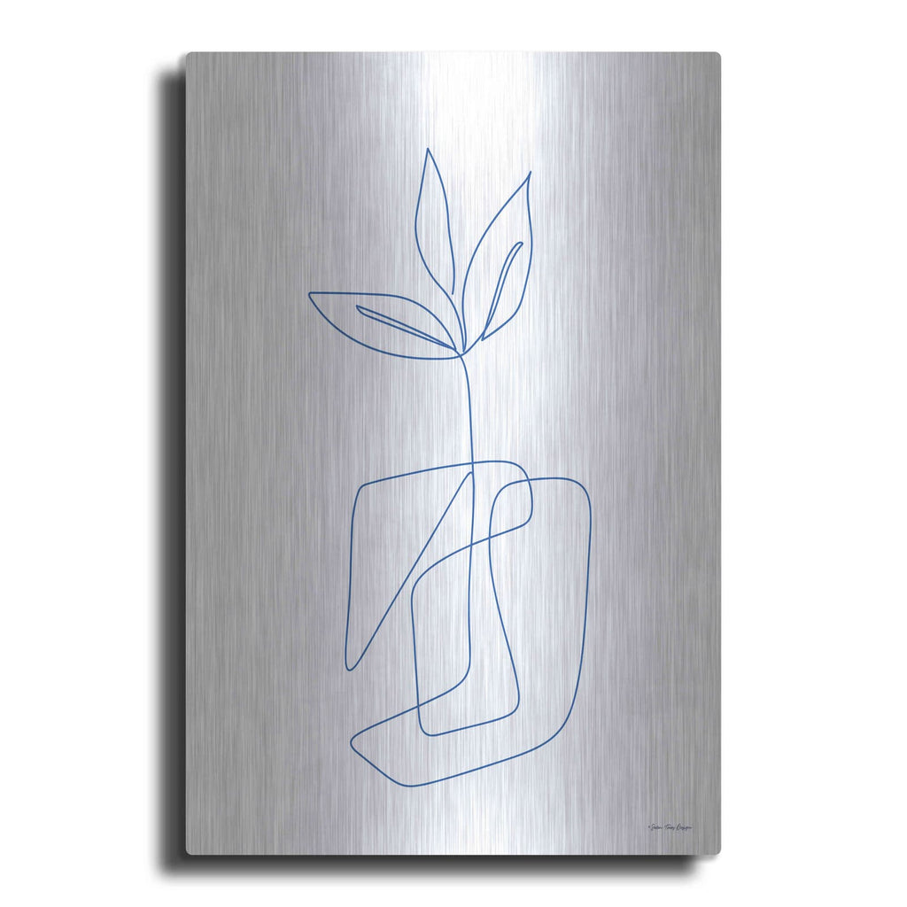 'One Line Botanical II' by Seven Trees Design – Metal Wall Art