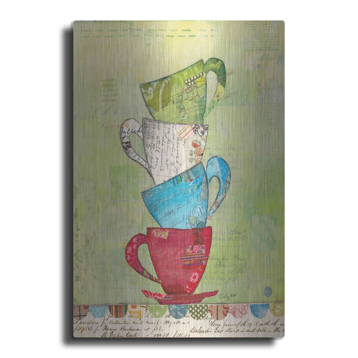 'Come for Tea' by Courtney Prahl – Metal Wall Art