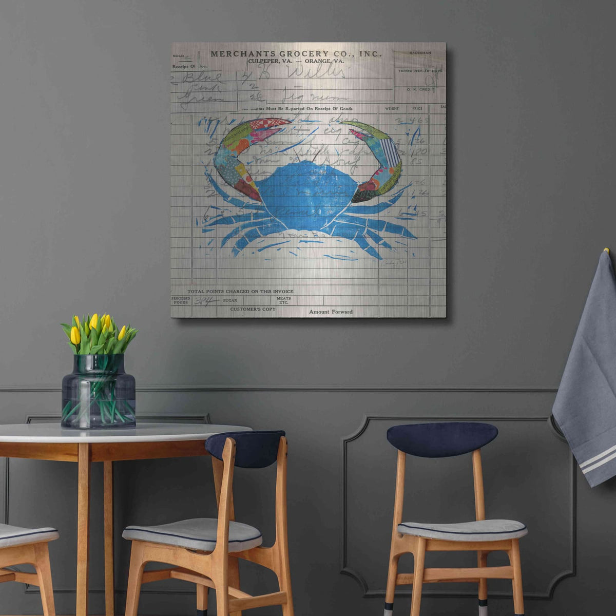 'Fresh from the Sea I' by Courtney Prahl – Metal Wall Art, 36x36 room view