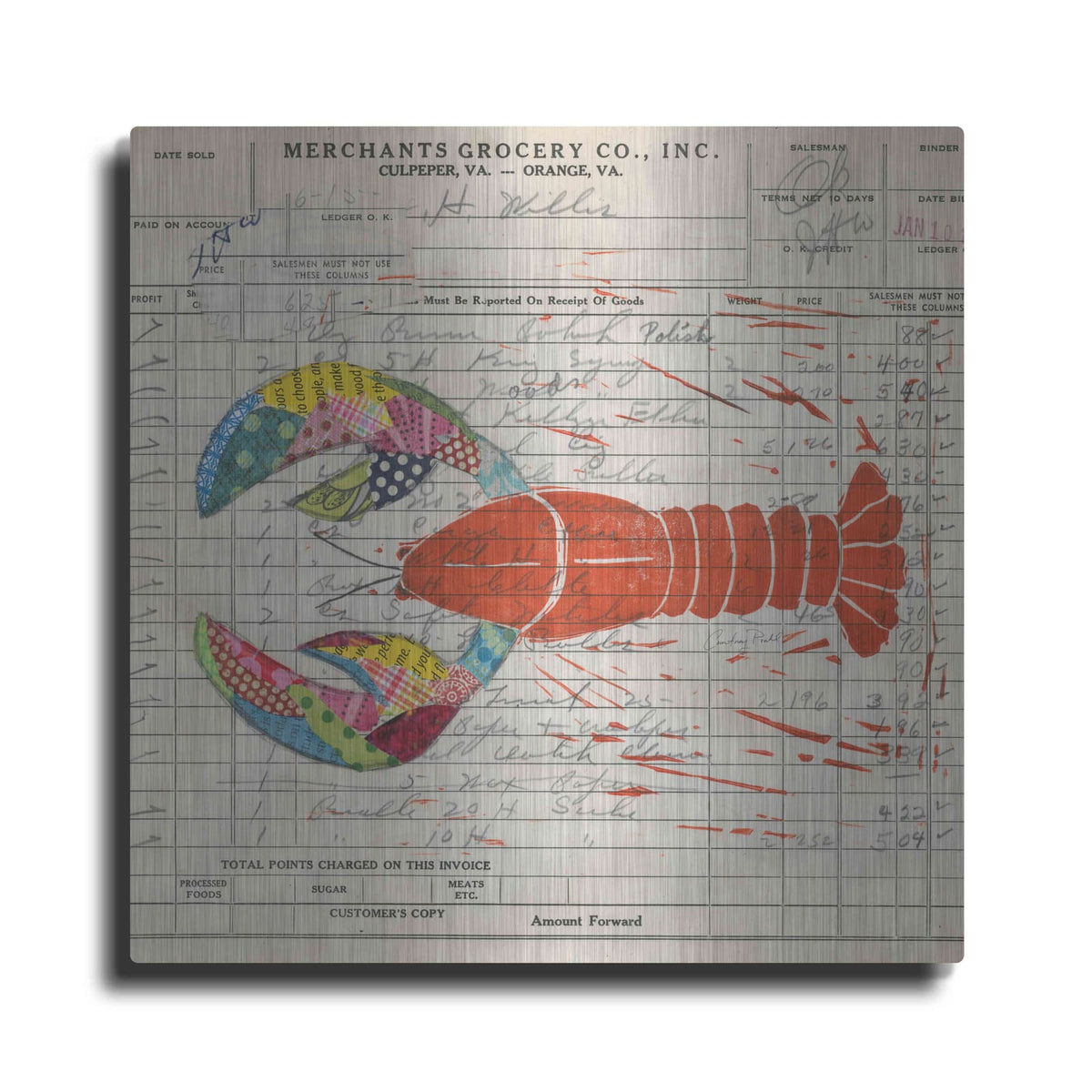 'Fresh from the Sea II' by Courtney Prahl – Metal Wall Art