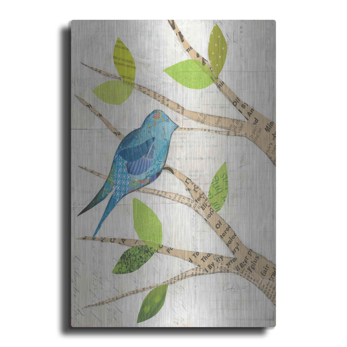 'Birds in Spring I' by Courtney Prahl – Metal Wall Art