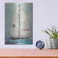 'At the Regatta IV' by Courtney Prahl – Metal Wall Art, 12x16 room view