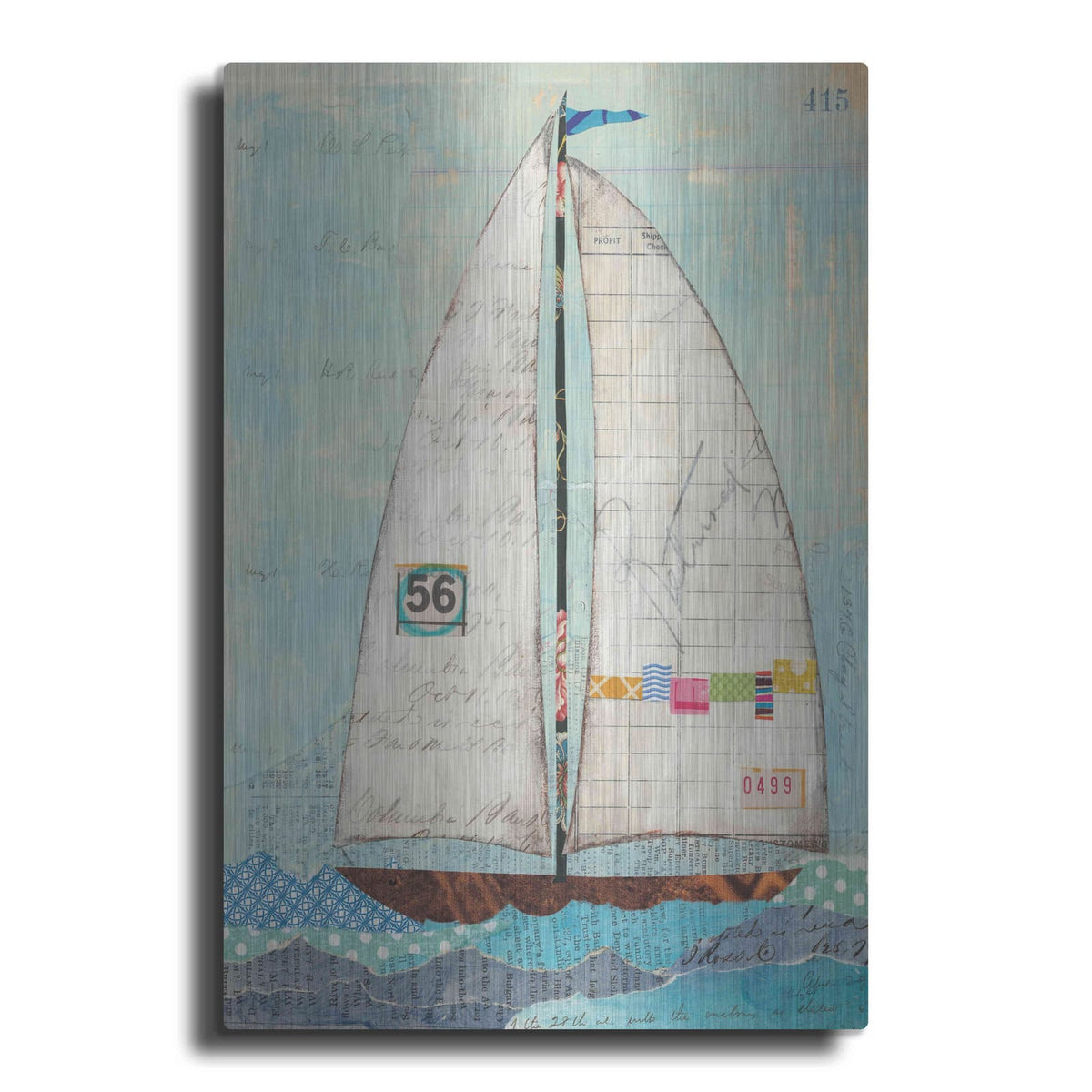 'At the Regatta IV' by Courtney Prahl – Metal Wall Art