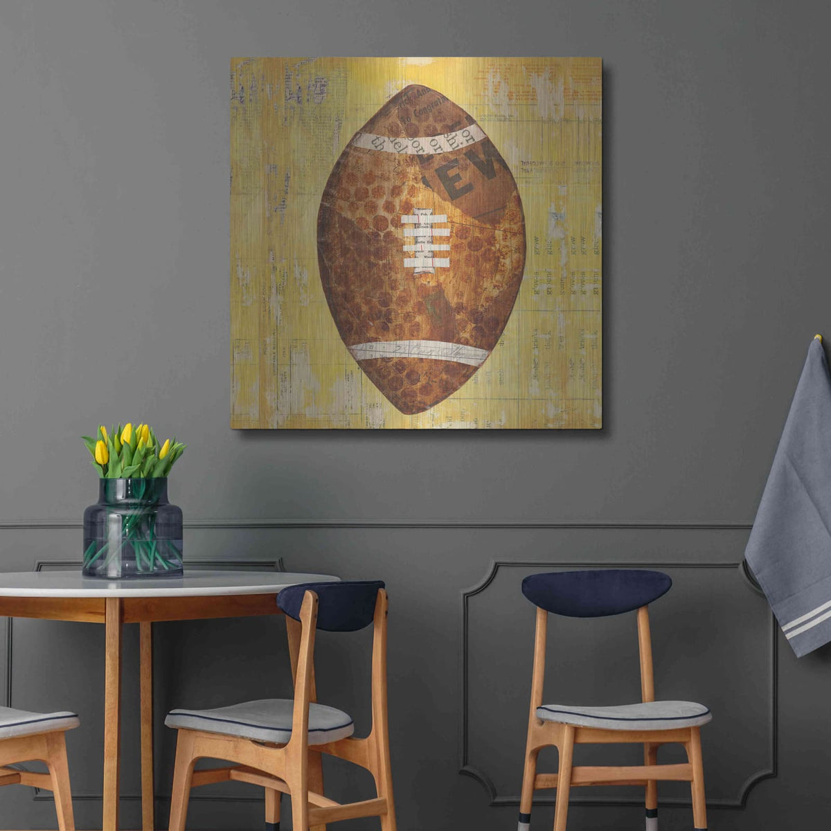 'Play Ball II' by Courtney Prahl – Metal Wall Art, 36x36 room view