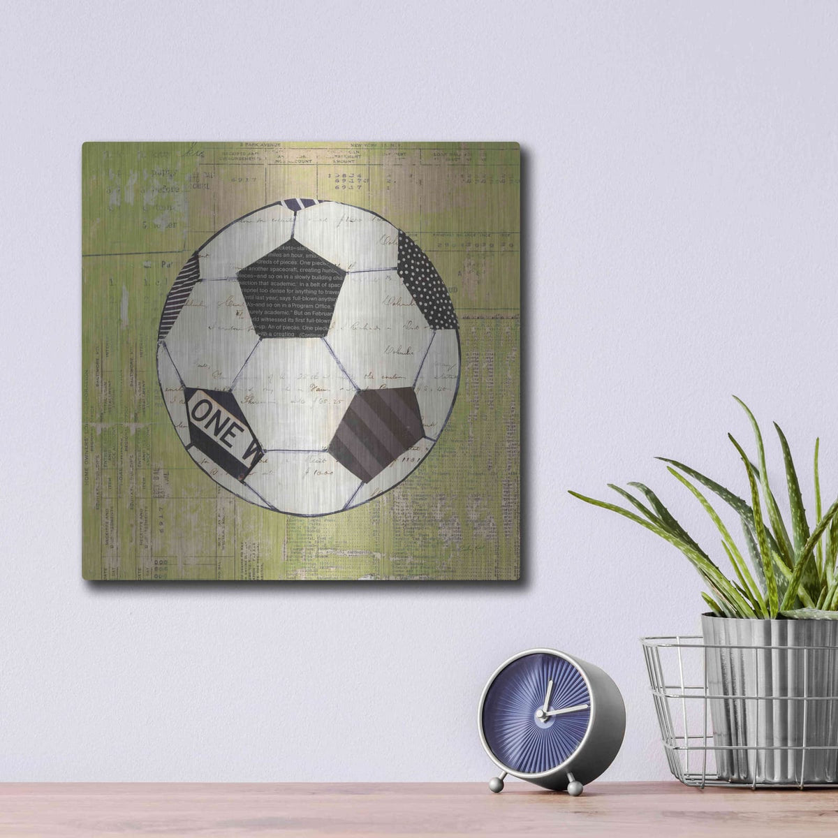 'Play Ball III' by Courtney Prahl – Metal Wall Art, 12x12 room view