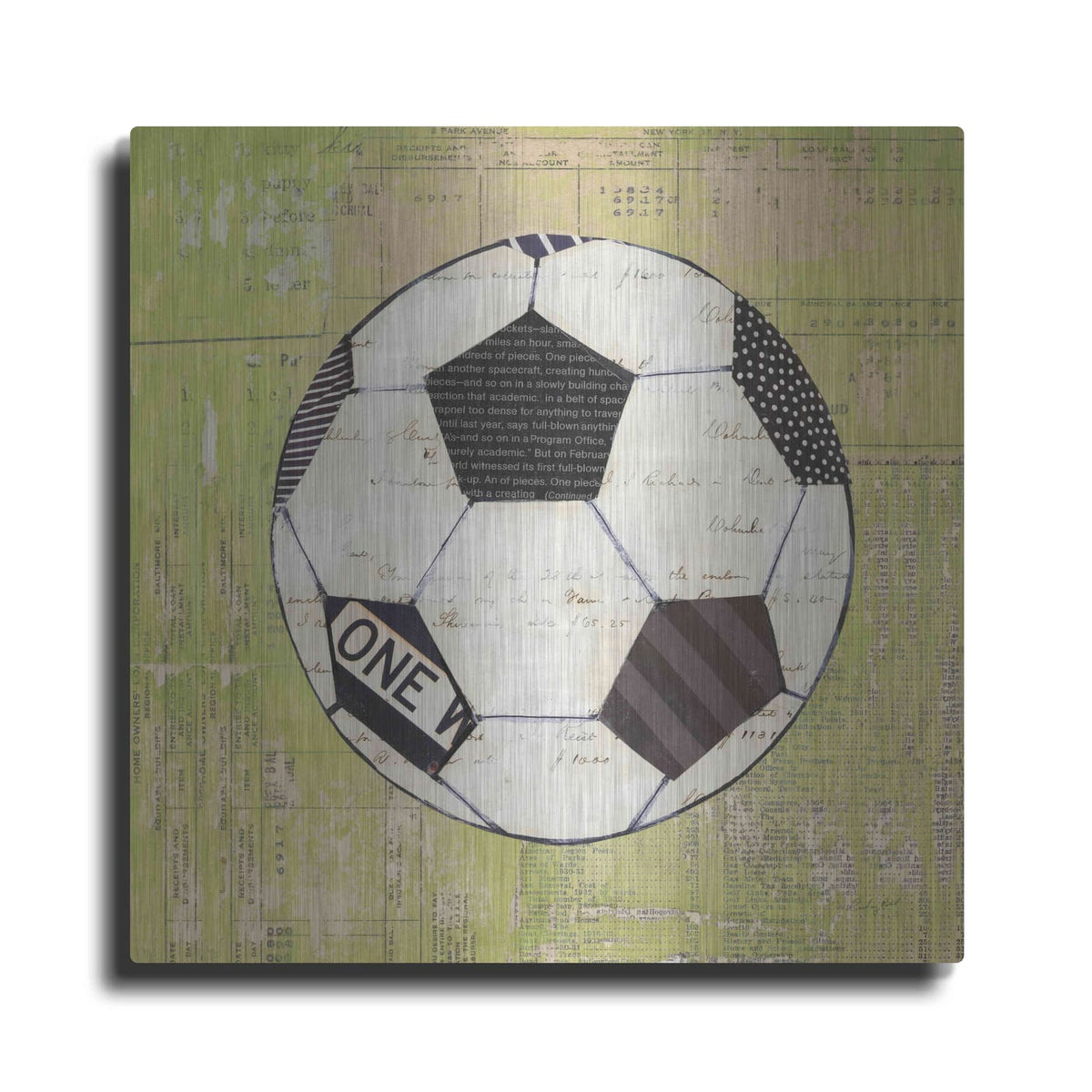 'Play Ball III' by Courtney Prahl – Metal Wall Art