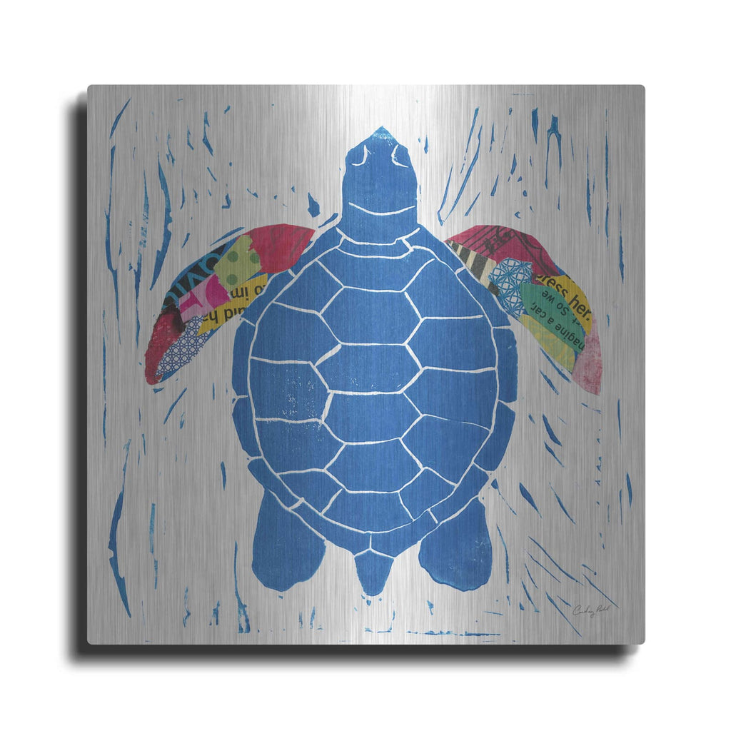 'Sea Creature Turtle Color' by Courtney Prahl – Metal Wall Art