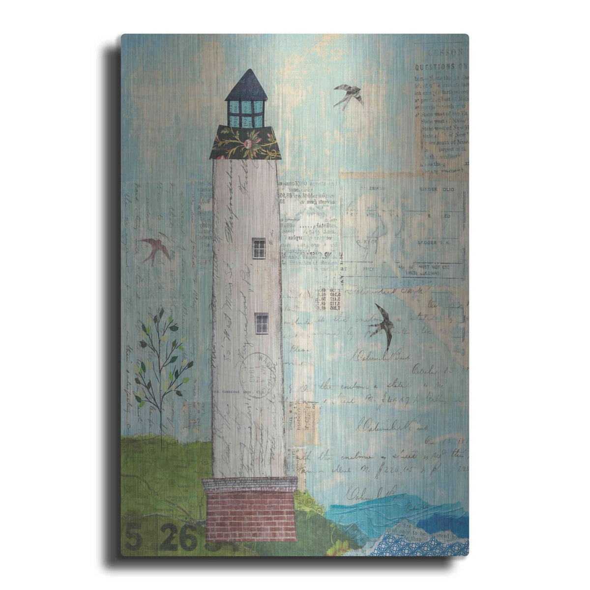 'Coastal Lighthouse I' by Courtney Prahl – Metal Wall Art