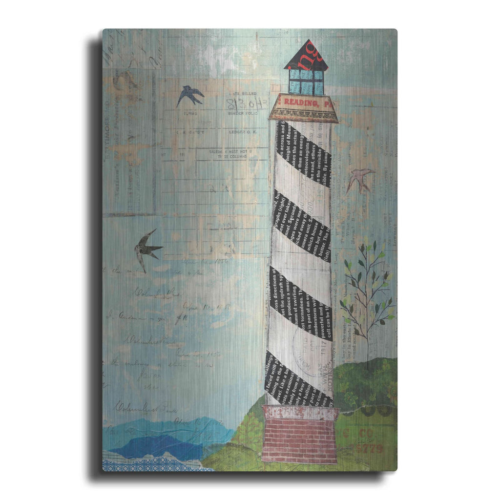 'Coastal Lighthouse II' by Courtney Prahl – Metal Wall Art
