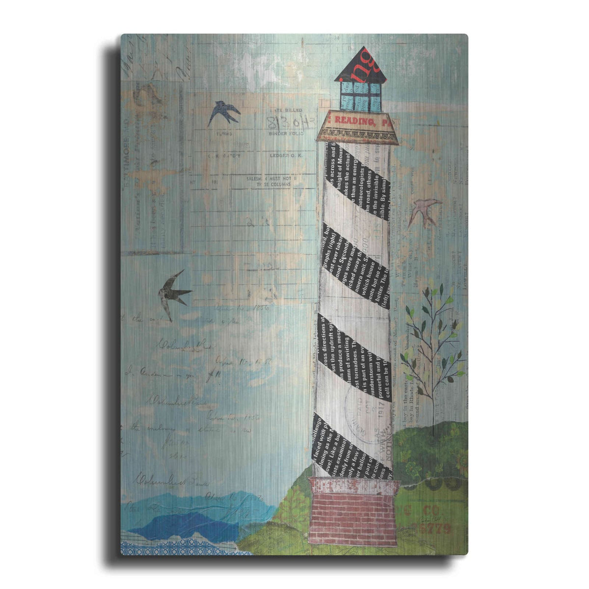 'Coastal Lighthouse II' by Courtney Prahl – Metal Wall Art