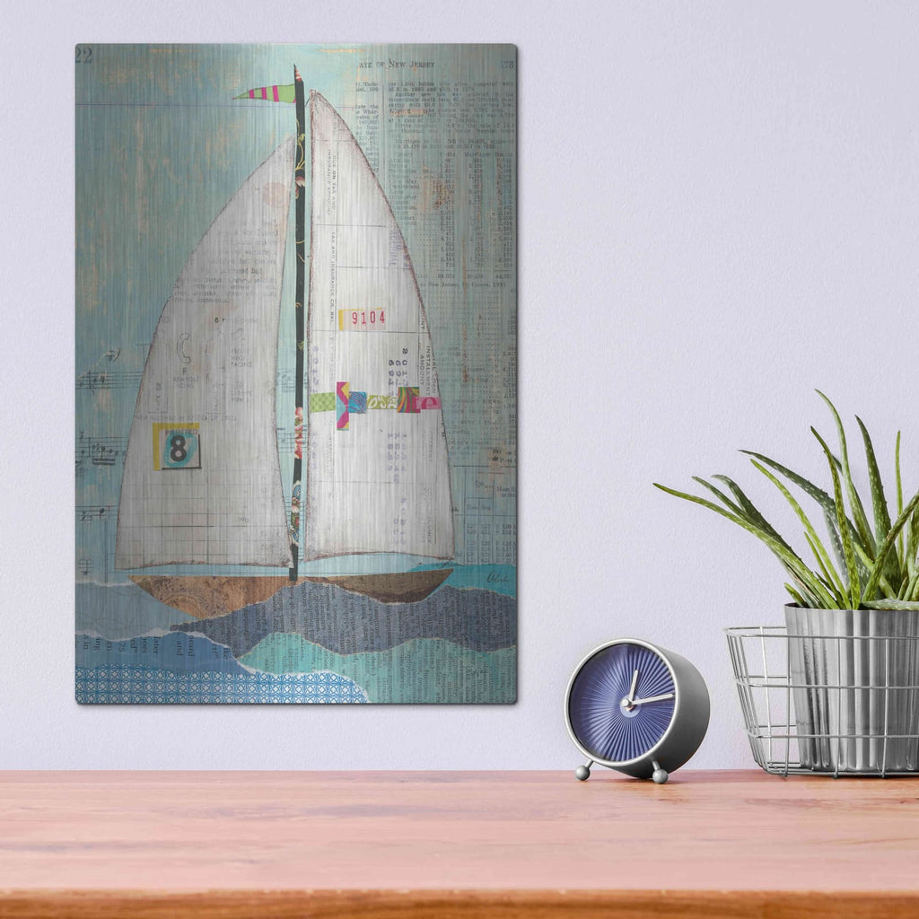 'At the Regatta I' by Courtney Prahl – Metal Wall Art, 12x16 room view