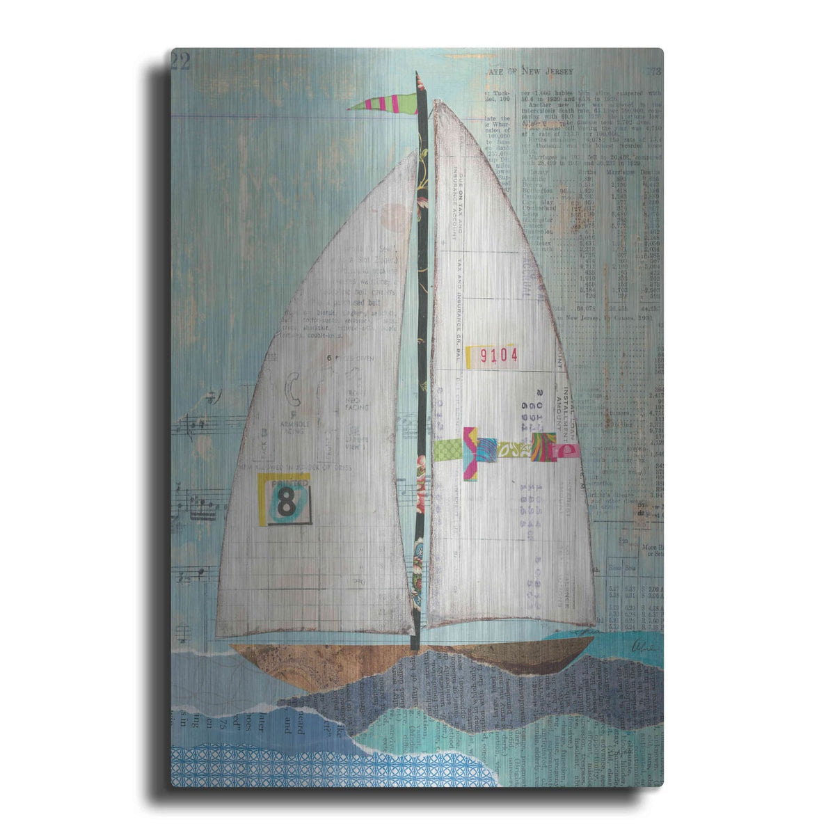 'At the Regatta I' by Courtney Prahl – Metal Wall Art
