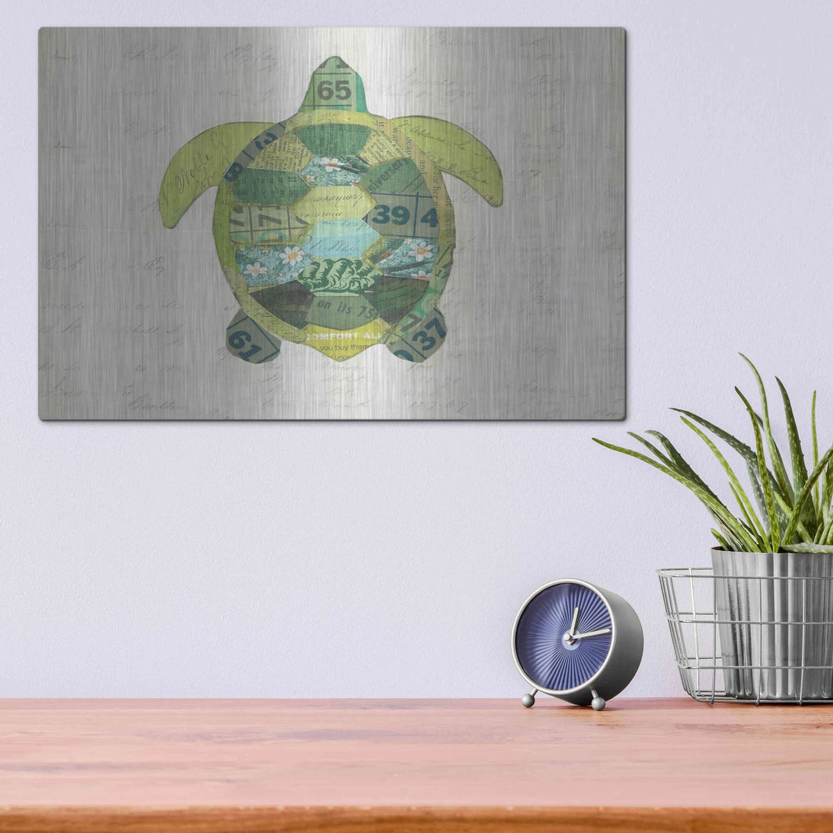'In the Ocean I' by Courtney Prahl – Metal Wall Art, 16x12 room view
