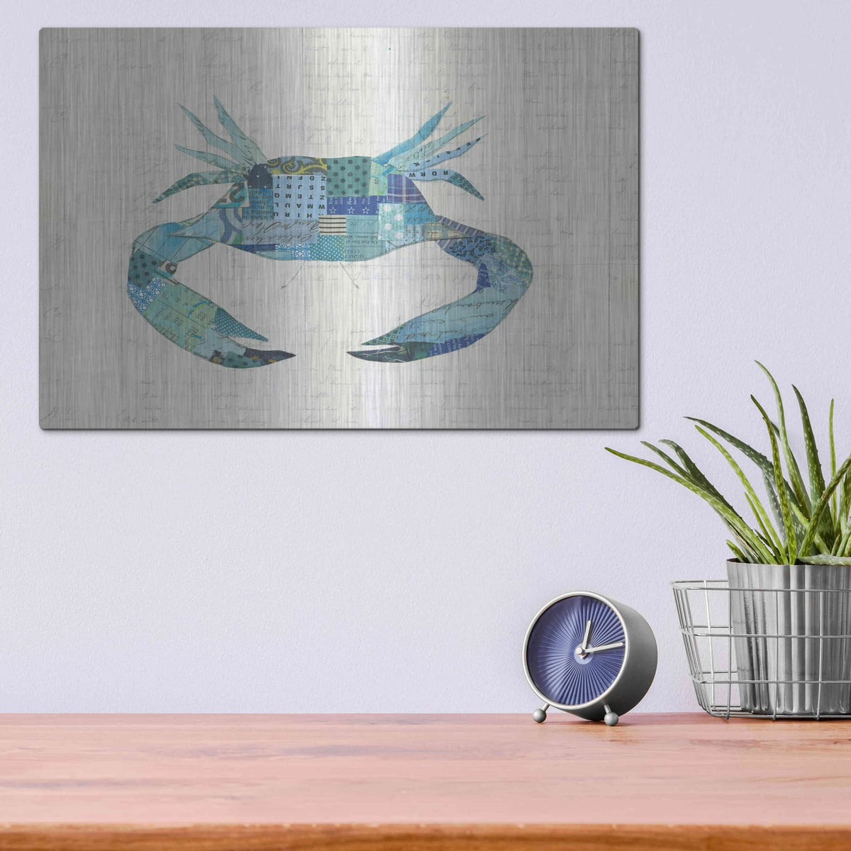 'In the Ocean II' by Courtney Prahl – Metal Wall Art, 16x12 room view