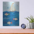 'Sailing Together II' by Courtney Prahl – Metal Wall Art, 12x16 room view