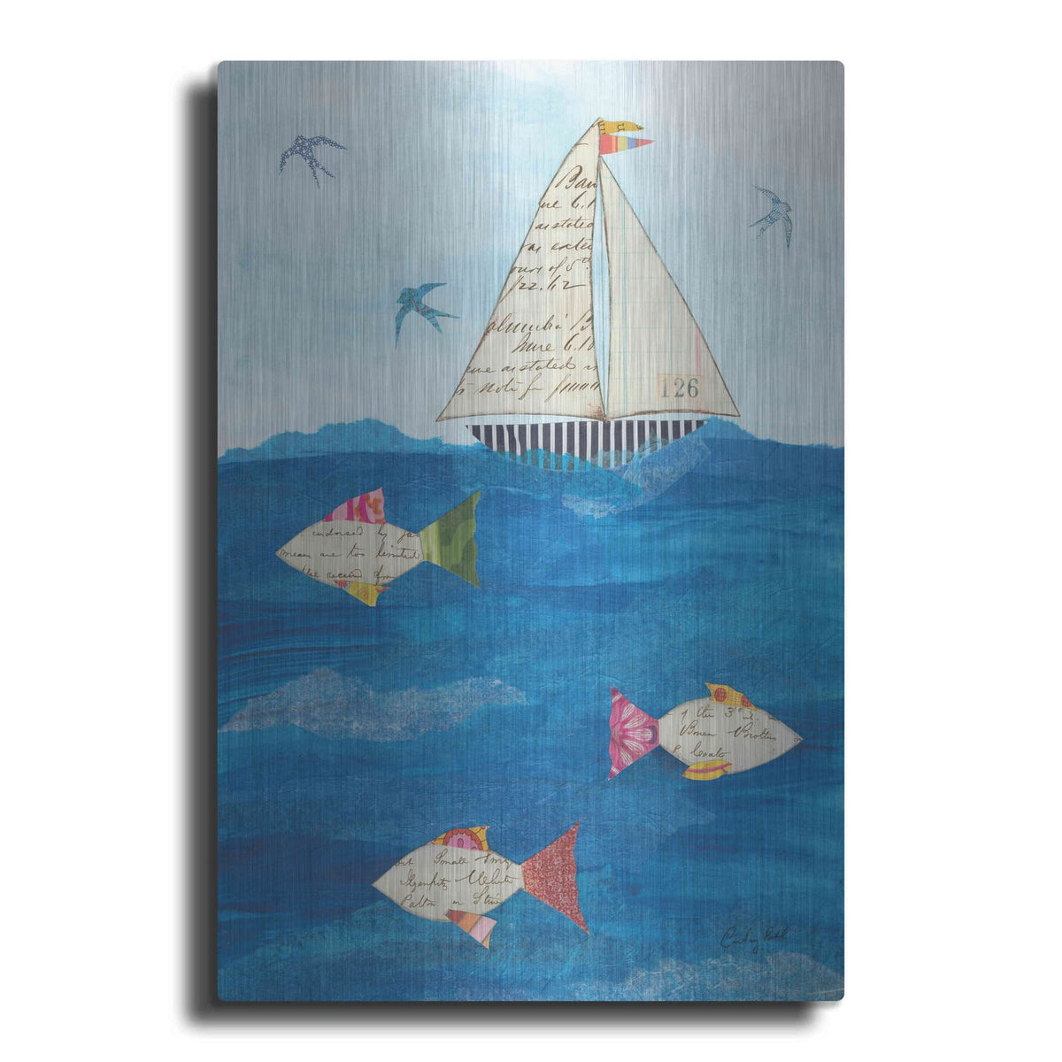 'Sailing Together II' by Courtney Prahl – Metal Wall Art