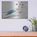 'Love Birds I Joy' by Courtney Prahl – Metal Wall Art, 16x12 room view