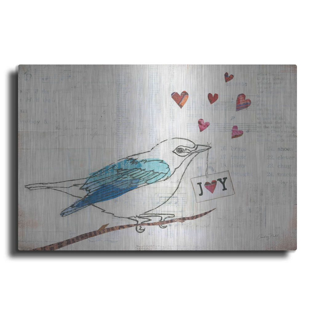 'Love Birds I Joy' by Courtney Prahl – Metal Wall Art