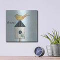 'At Home II Home' by Courtney Prahl – Metal Wall Art, 12x12 room view