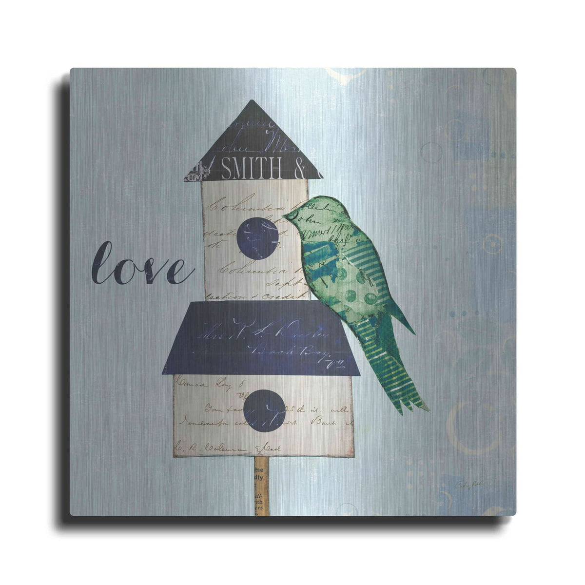 'At Home IV Love' by Courtney Prahl – Metal Wall Art