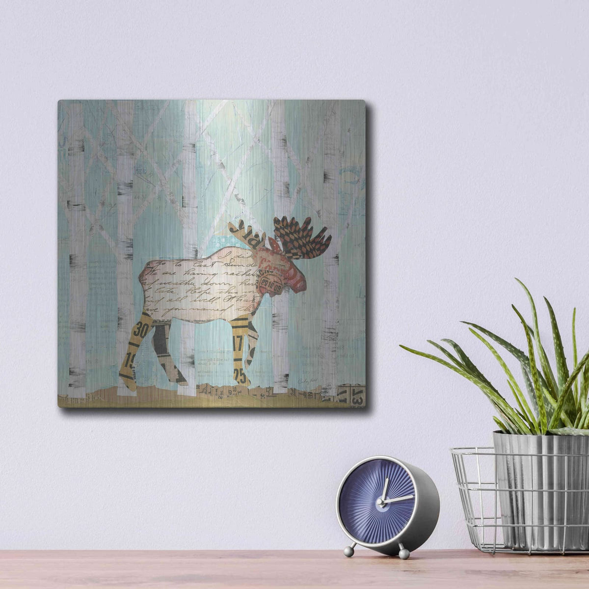 'In the Forest I' by Courtney Prahl – Metal Wall Art, 12x12 room view