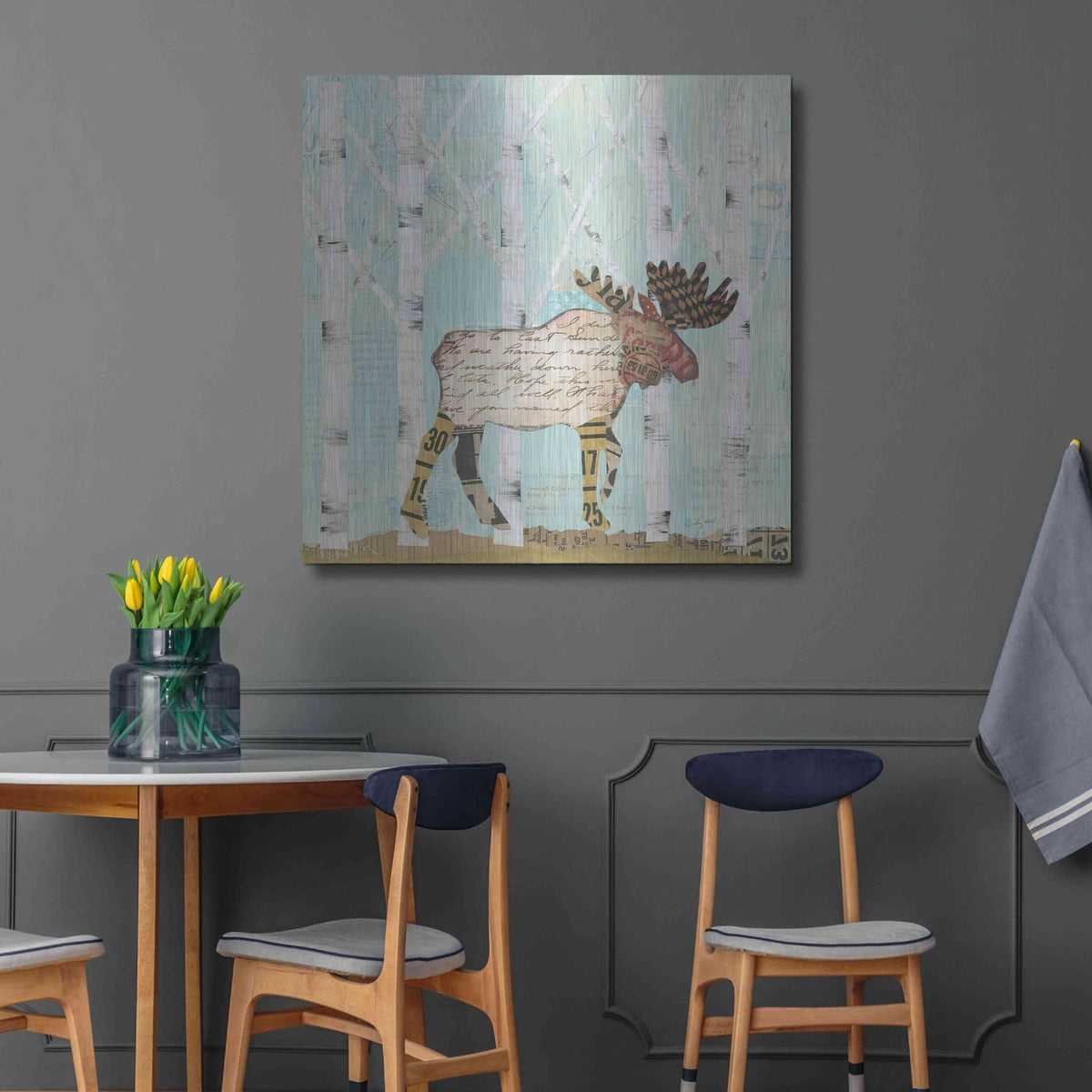 'In the Forest I' by Courtney Prahl – Metal Wall Art, 36x36 room view