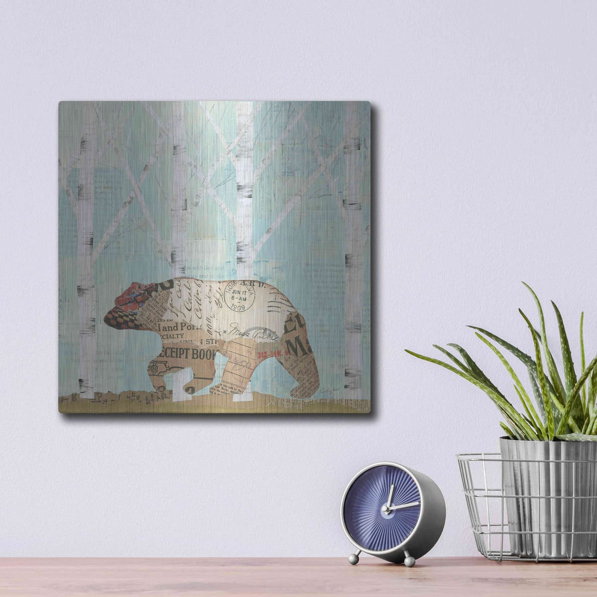 'In the Forest II' by Courtney Prahl – Metal Wall Art, 12x12 room view