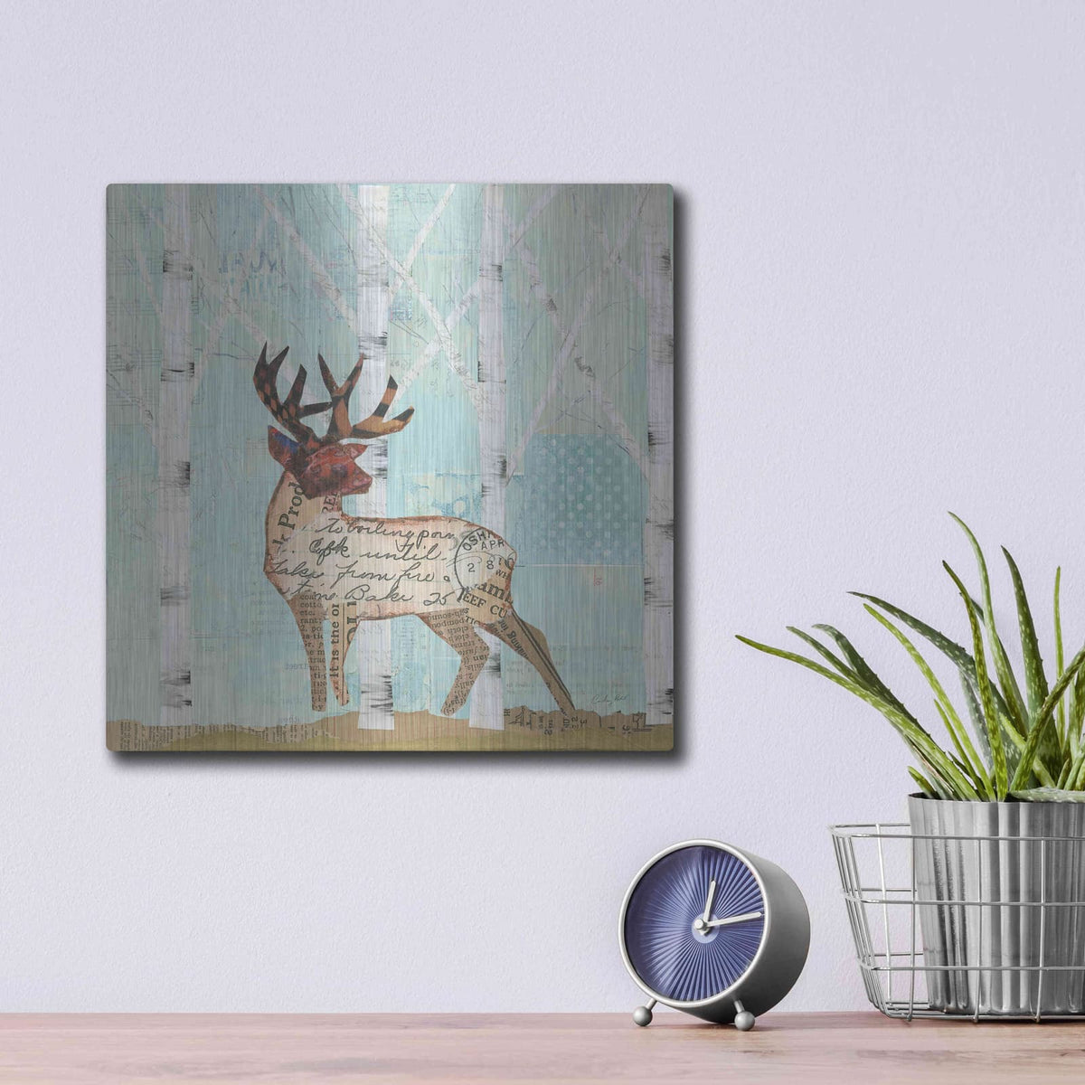 'In the Forest III' by Courtney Prahl – Metal Wall Art, 12x12 room view