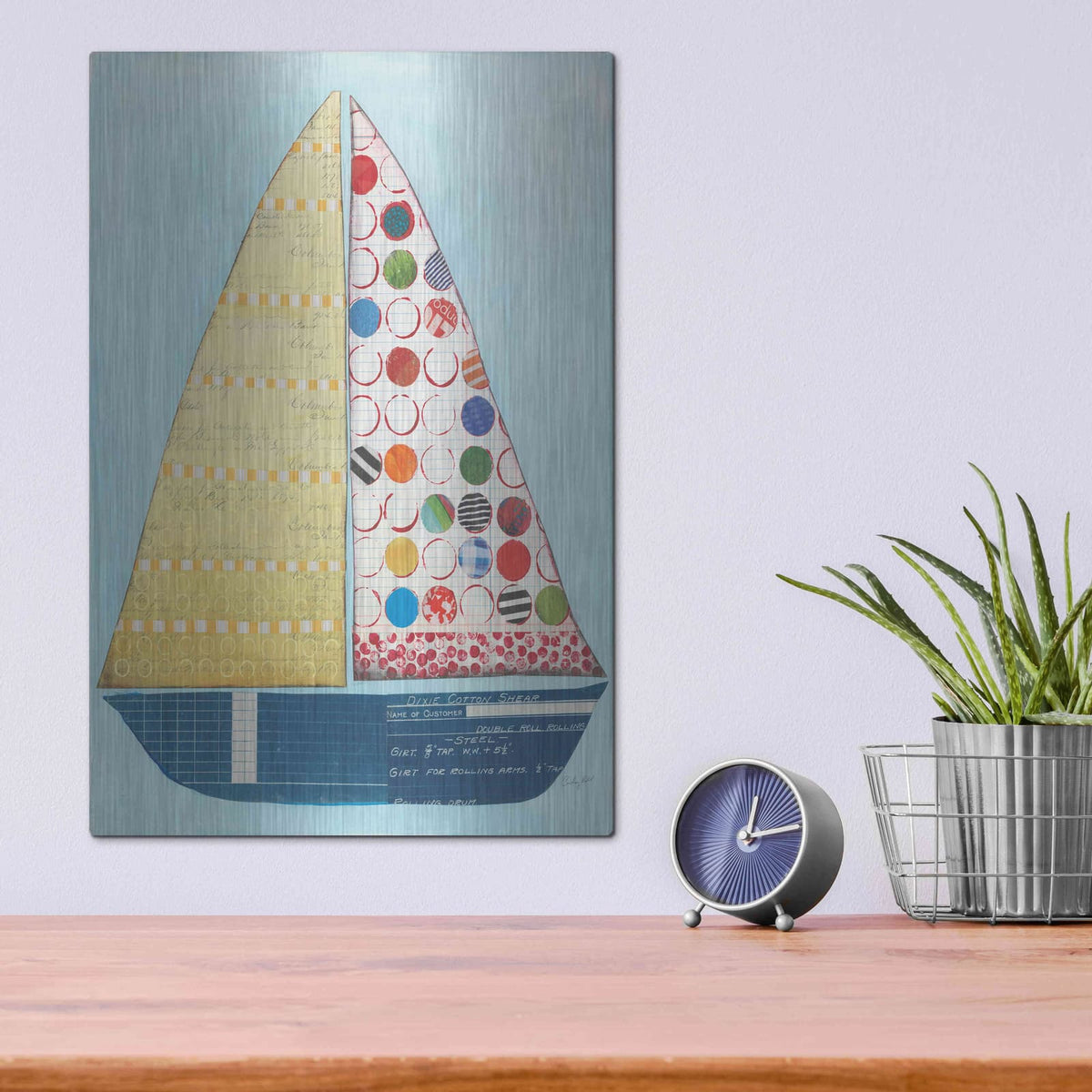 'Wind and Waves I' by Courtney Prahl – Metal Wall Art, 12x16 room view