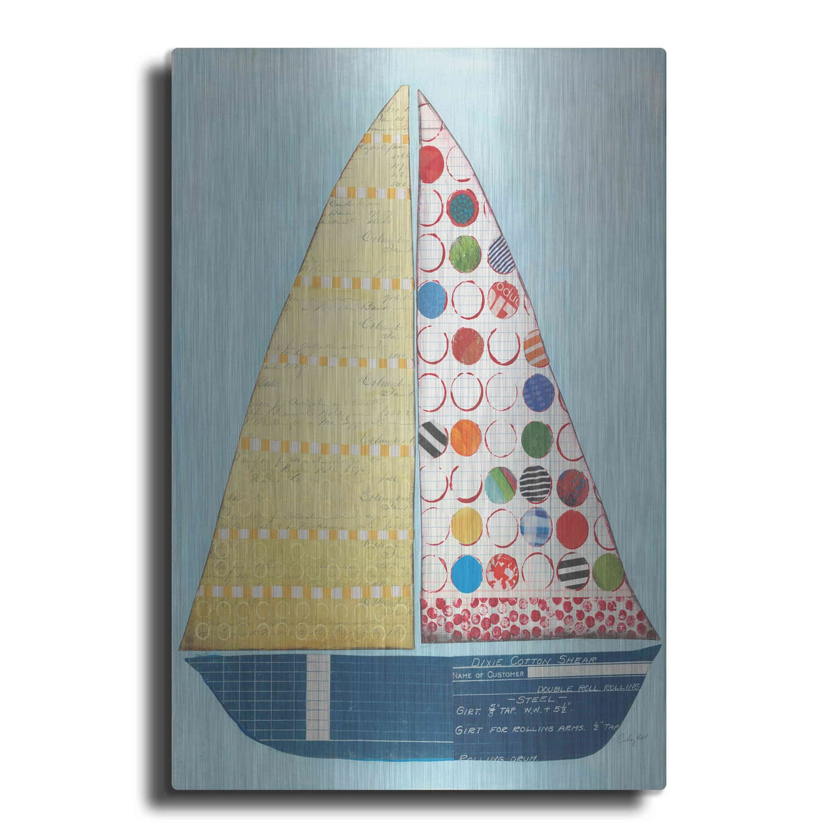 'Wind and Waves I' by Courtney Prahl – Metal Wall Art