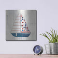 'Wind and Waves I Nautical' by Courtney Prahl – Metal Wall Art, 12x12 room view