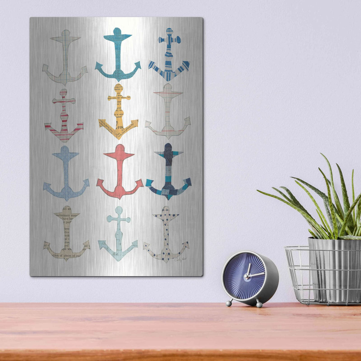 'Wind and Waves V' by Courtney Prahl – Metal Wall Art, 12x16 room view