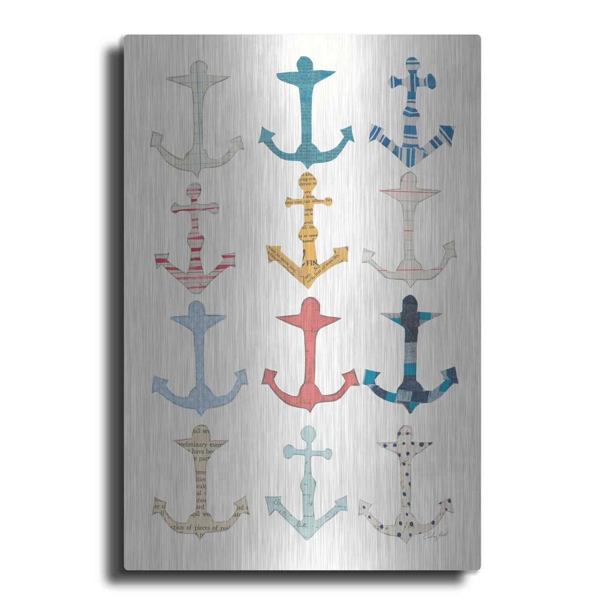 'Wind and Waves V' by Courtney Prahl – Metal Wall Art