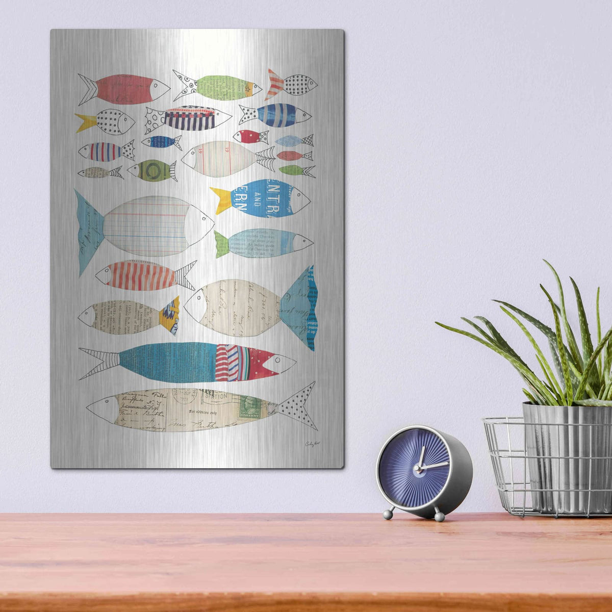 'Wind and Waves VI' by Courtney Prahl – Metal Wall Art, 12x16 room view