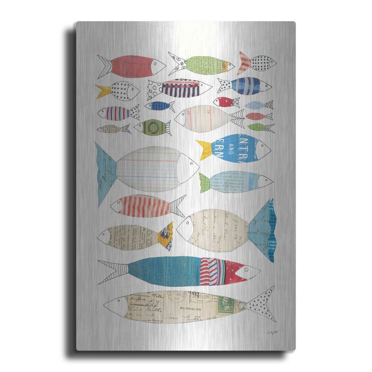 'Wind and Waves VI' by Courtney Prahl – Metal Wall Art