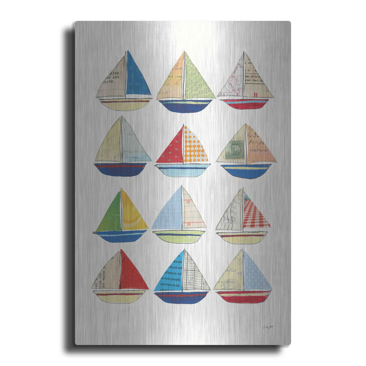 'Wind and Waves VII' by Courtney Prahl – Metal Wall Art