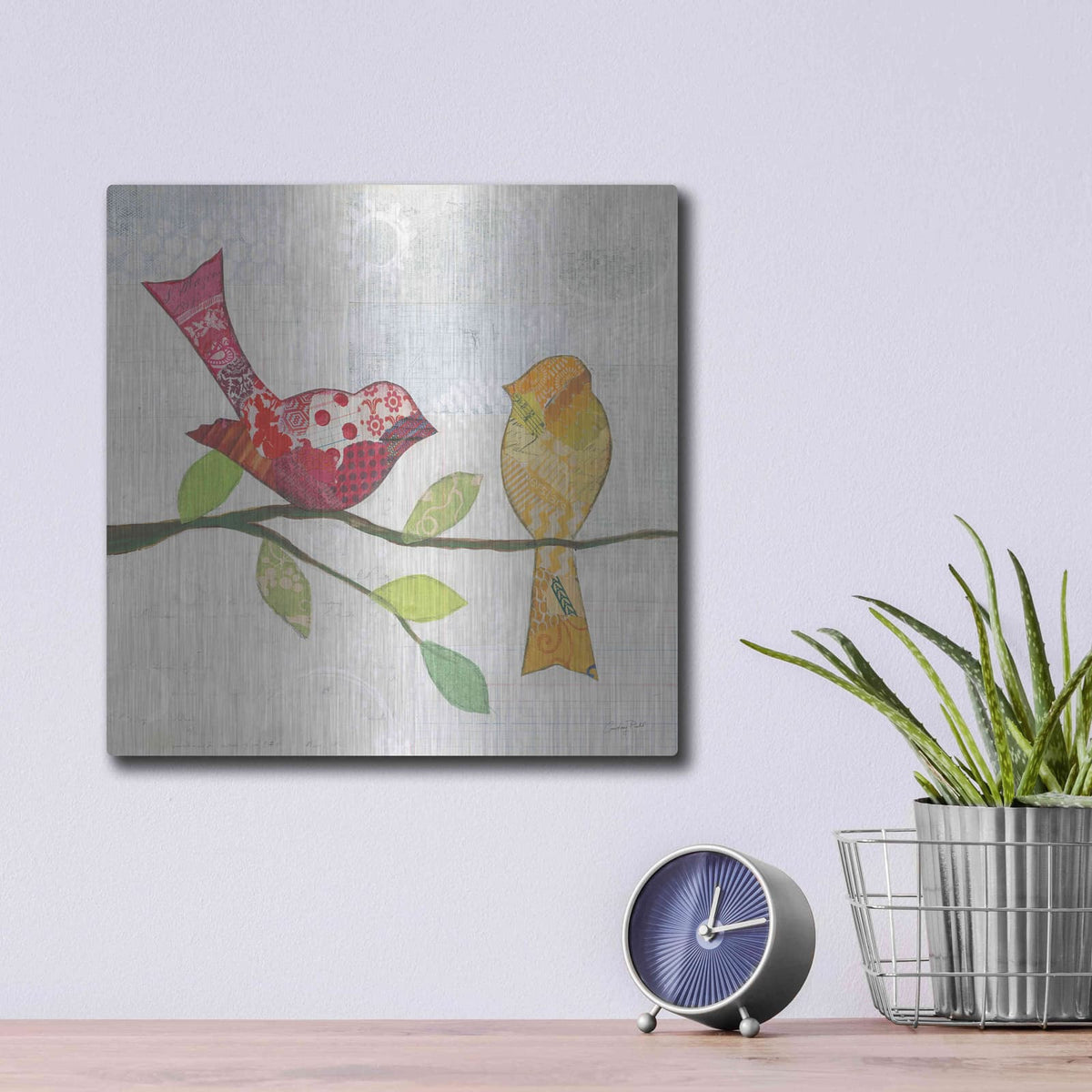 'Catching Up II' by Courtney Prahl – Metal Wall Art, 12x12 room view