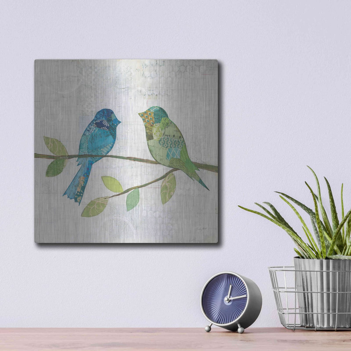 'Catching Up III' by Courtney Prahl – Metal Wall Art, 12x12 room view