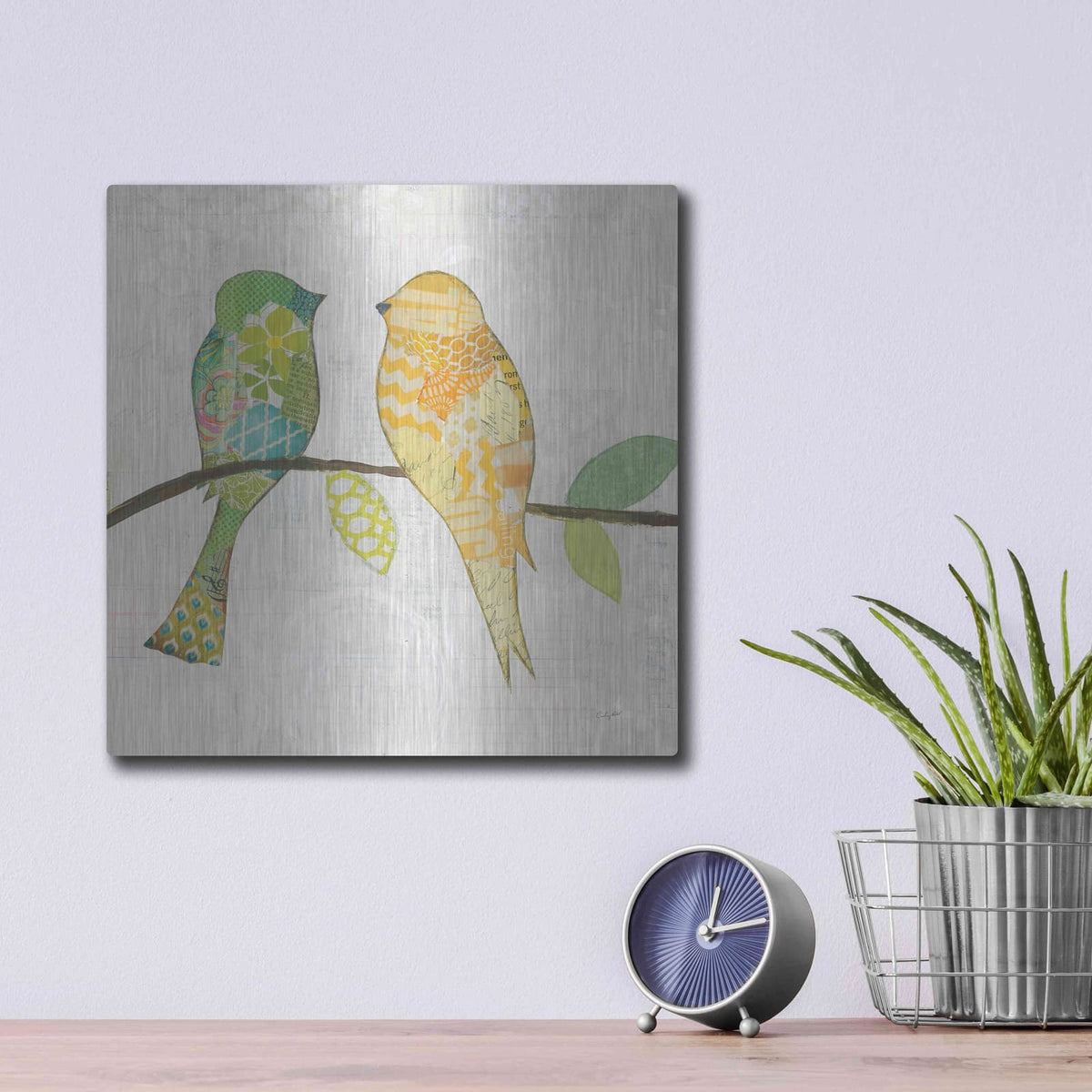'Catching Up IV' by Courtney Prahl – Metal Wall Art, 12x12 room view