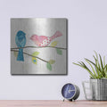 'Catching Up V' by Courtney Prahl – Metal Wall Art, 12x12 room view