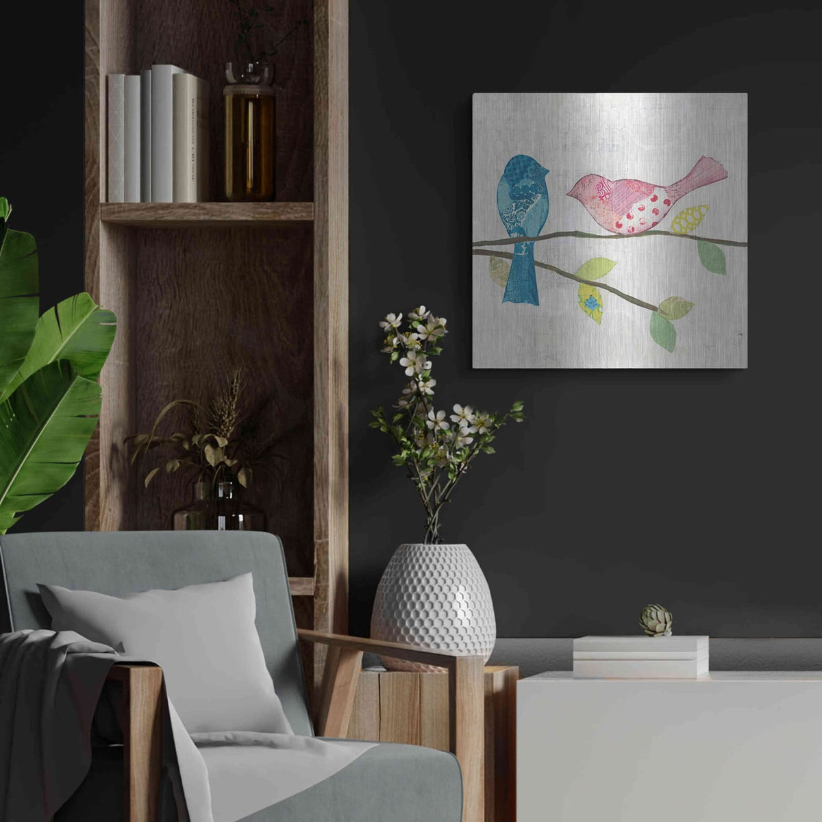 'Catching Up V' by Courtney Prahl – Metal Wall Art, 24x24 room view
