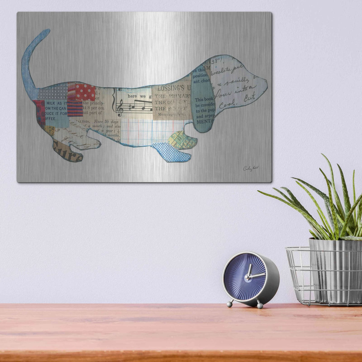 'Good Dog III Crop' by Courtney Prahl – Metal Wall Art, 16x12 room view