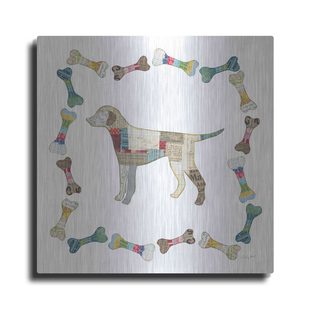'Good Dog II Sq with Border' by Courtney Prahl – Metal Wall Art