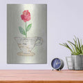 'Teacup Floral I' by Courtney Prahl – Metal Wall Art, 12x16 room view