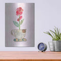'Teacup Floral IV' by Courtney Prahl – Metal Wall Art, 12x16 room view