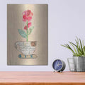 'Teacup Floral IV on Print' by Courtney Prahl – Metal Wall Art, 12x16 room view