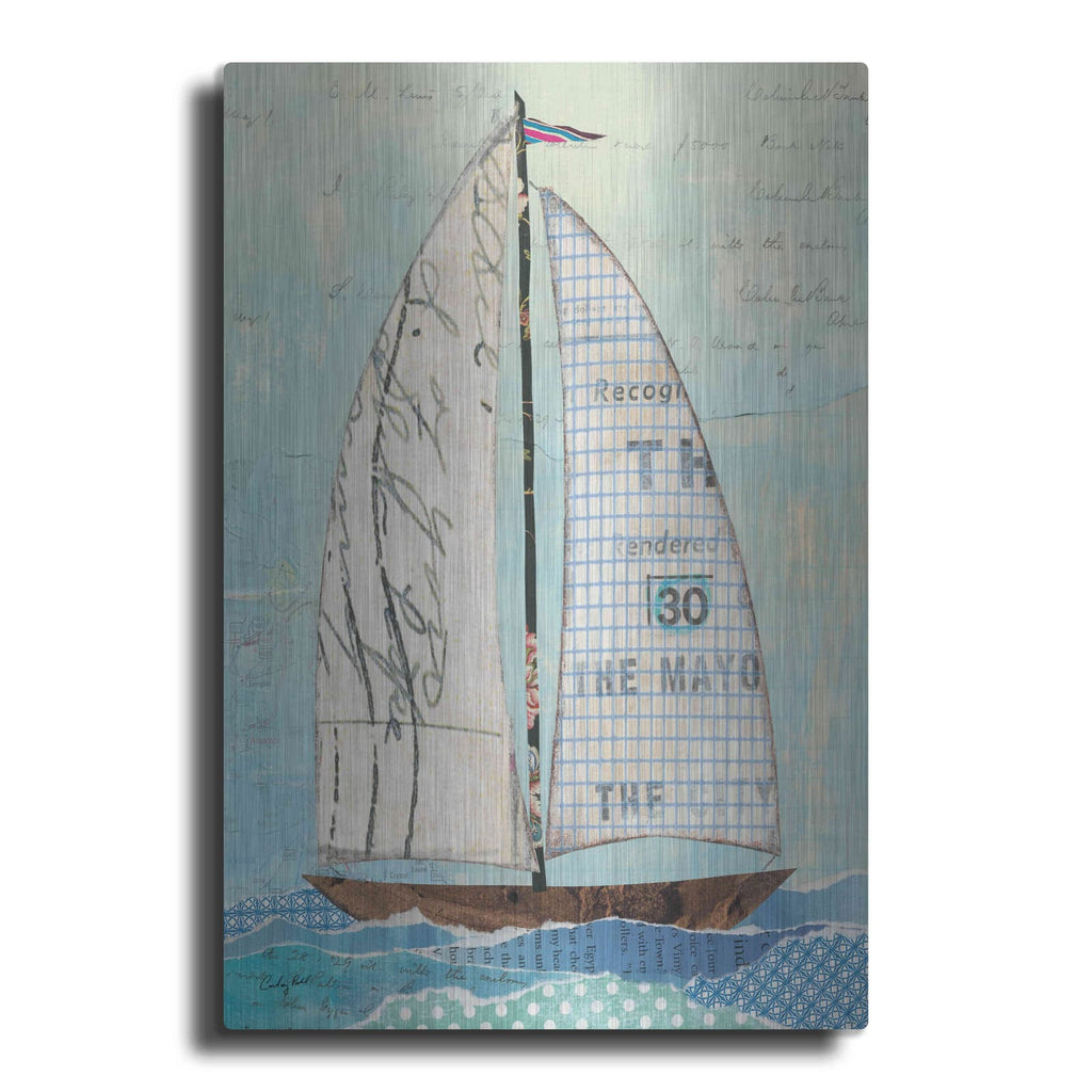 'At the Regatta III Sail' by Courtney Prahl – Metal Wall Art