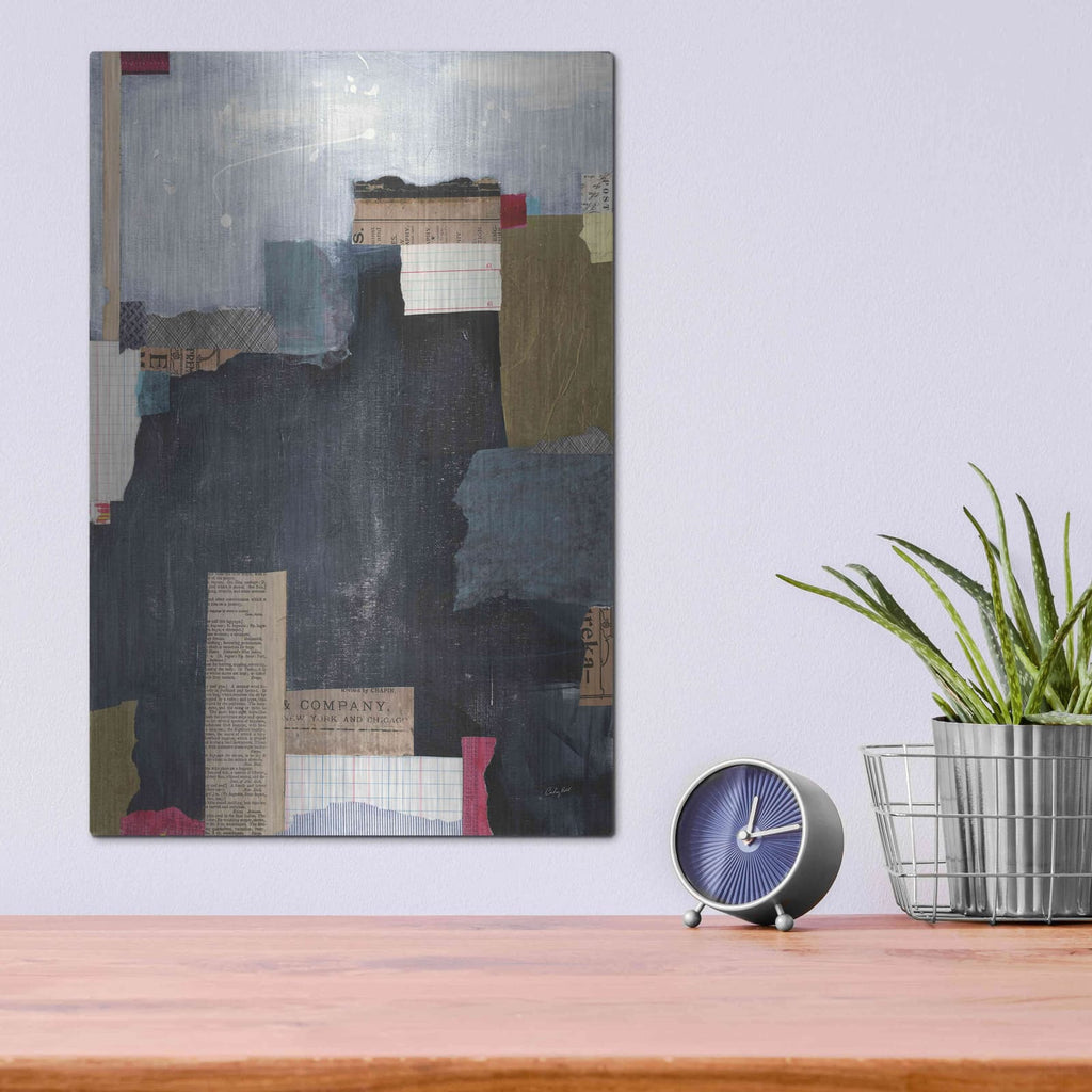 'Block Abstract II v2' by Courtney Prahl – Metal Wall Art, 12x16 room view
