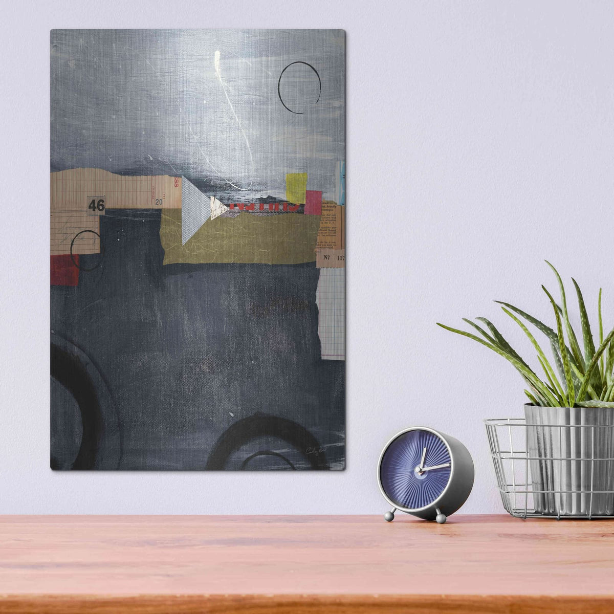 'Abstract 46' by Courtney Prahl – Metal Wall Art, 12x16 room view